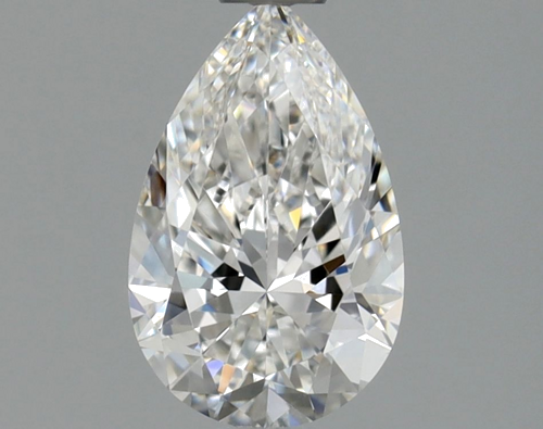0.7 carat F-VVS1 Natūralus Pear Deimantas (1)