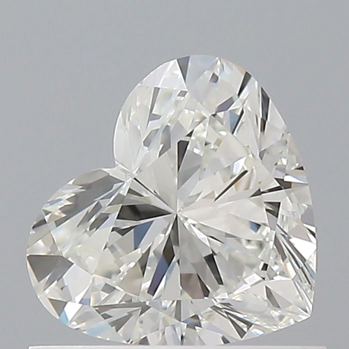 0.7 carat I-VVS2 Natūralus Heart Deimantas (1)