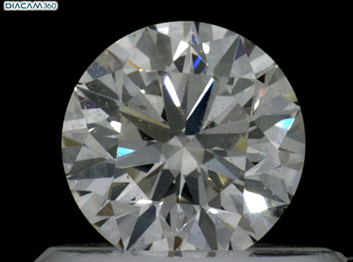 0.5 carat J-SI2 Excellent cut Natūralus Round Deimantas (1)
