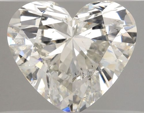 1.3 carat J-SI2 Natūralus Heart Deimantas (1)