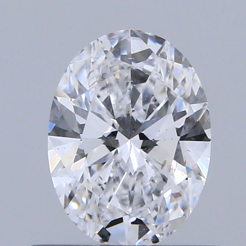 0.51 carat D-SI1 Natūralus Oval Deimantas (1)