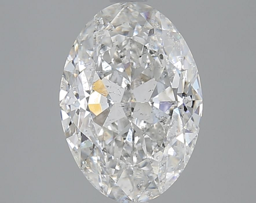 3.0 carat F-SI2 Natūralus Oval Deimantas (1)