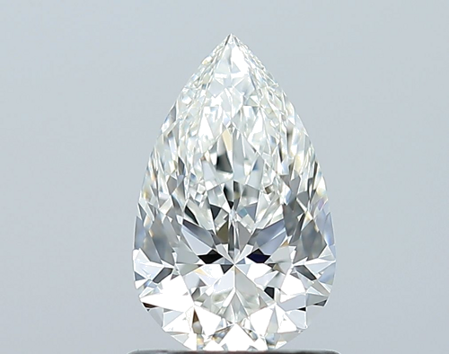 1.01 carat H-VVS1 Natūralus Pear Deimantas (1)