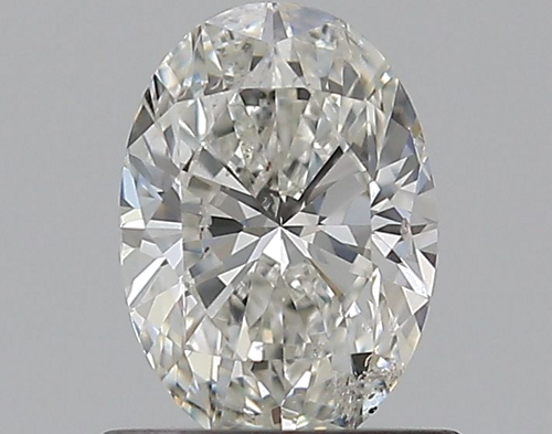 0.7 carat H-SI2 Natūralus Oval Deimantas (1)