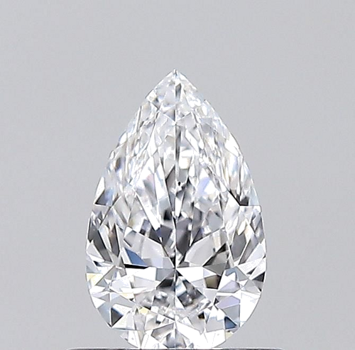 0.6 carat D-VS2 Natūralus Pear Deimantas (1)