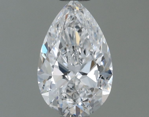 0.5 carat E-SI1 Natūralus Pear Deimantas (1)