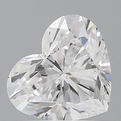 0.58 carat D-VVS1 Natūralus Heart Deimantas (1)