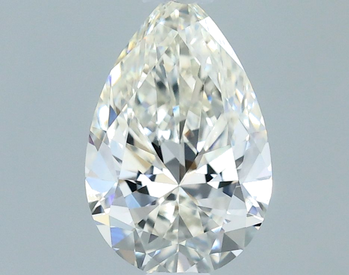 0.46 carat F-IF Natūralus Pear Deimantas (1)
