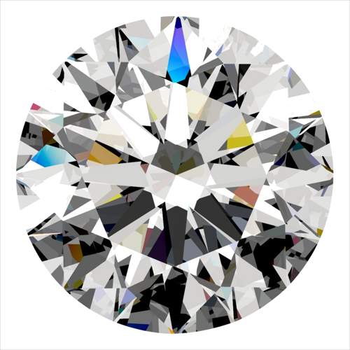 0.31 carat H-IF Excellent cut Natūralus Round Deimantas (1)