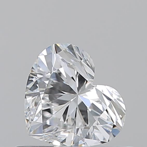 0.52 carat D-VVS1 Natūralus Heart Deimantas (1)