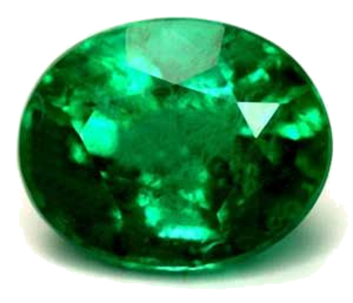 0.67 carat GREEN Oval Smaragdas (1)