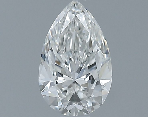 0.6 carat G-VVS2 Natūralus Pear Deimantas (1)