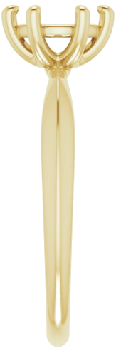 14K Yellow 6.5 mm Round 6-Prong Engagement Ring Mounting (4)