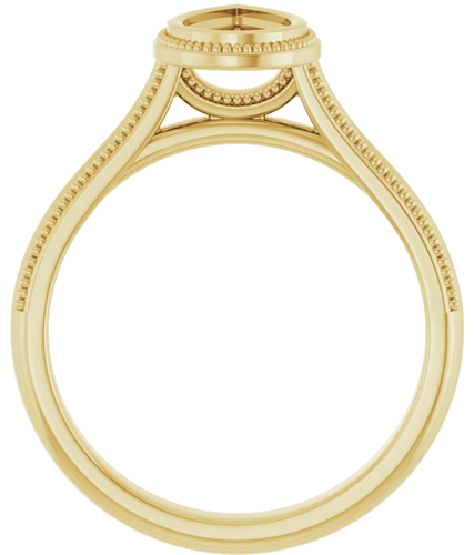 Sužadėtuvių Žiedas „Bezel-Set Solitaire“ 14k yellow gold Pear 8mm x 5mm (2)