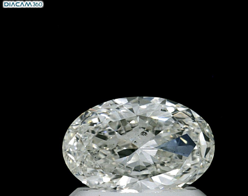 0.72 carat I-SI1 Natūralus Oval Deimantas (1)