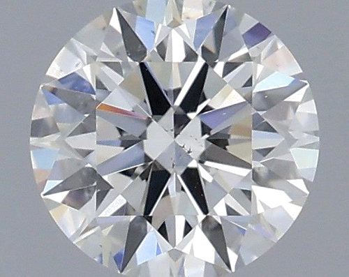0.52 carat I-SI2 Excellent cut Natūralus Round Deimantas (1)