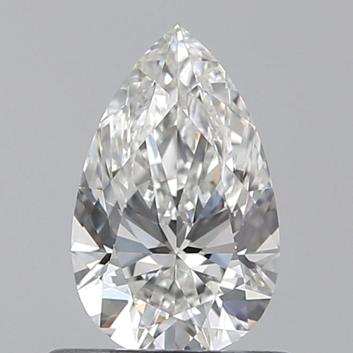 0.6 carat G-VVS2 Natūralus Pear Deimantas (1)