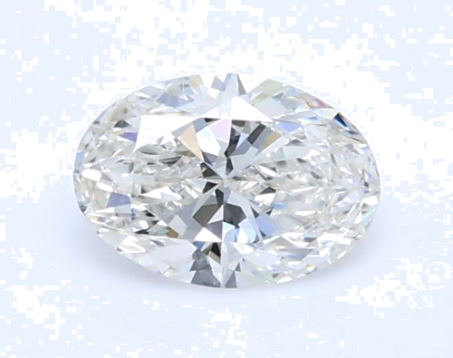 0.59 carat I-VS2 Natūralus Oval Deimantas (1)
