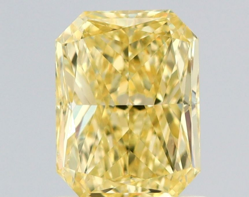 1.01 carat Fancy Yellow-VS2 Natūralus Radiant Deimantas (1)