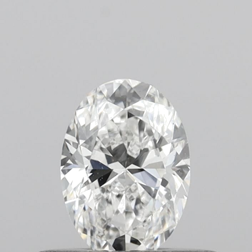 0.4 carat E-VVS2 Natūralus Oval Deimantas (1)