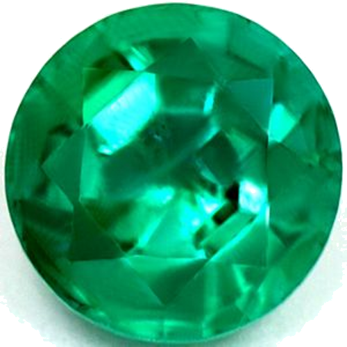 0.58 carat GREEN Round Smaragdas (1)