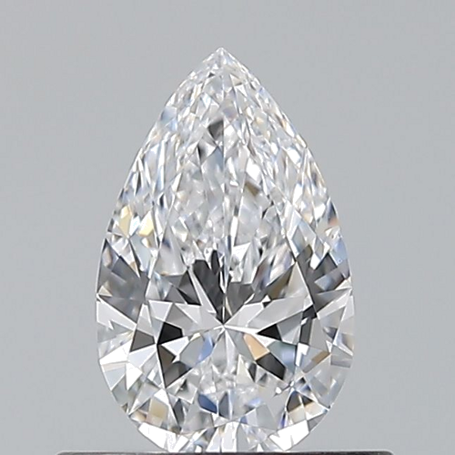 0.5 carat D-VS1 Natūralus Pear Deimantas (1)