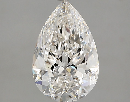 2.01 carat G-SI2 Natūralus Pear Deimantas (1)