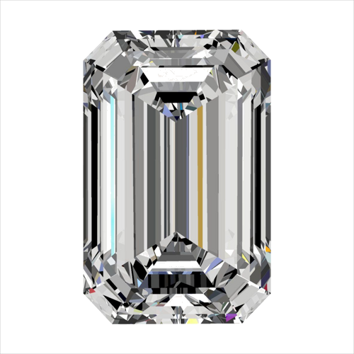 0.31 carat E-SI1 Natūralus Emerald Deimantas (1)