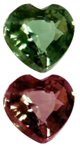 0.5 carat GREEN Heart Alexandrite (1)