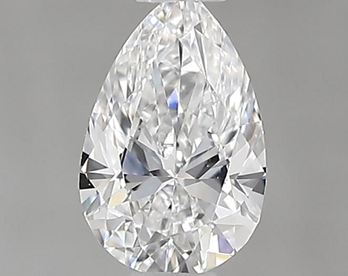 0.4 carat D-VS1 Natūralus Pear Deimantas (1)