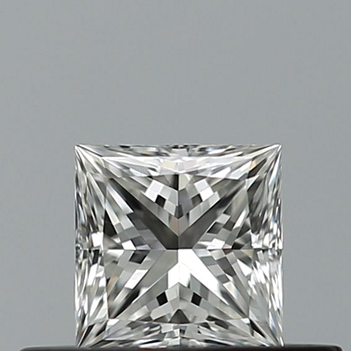0.32 carat F-IF Natūralus Princess Deimantas (1)