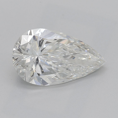 1.5 carat G-SI2 Natūralus Pear Deimantas (1)
