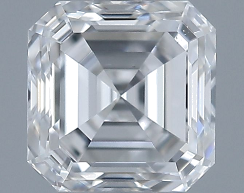 0.53 carat G-VS2 Natūralus Asscher Deimantas (1)
