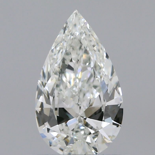 0.52 carat F-VS2 Natūralus Pear Deimantas (1)