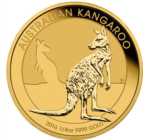 1/4 oz Кенгуру Австралия 2016 золотая монета (1)