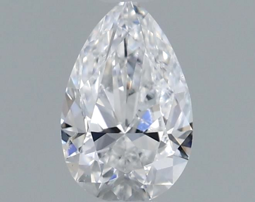0.5 carat D-SI1 Natūralus Pear Deimantas (1)