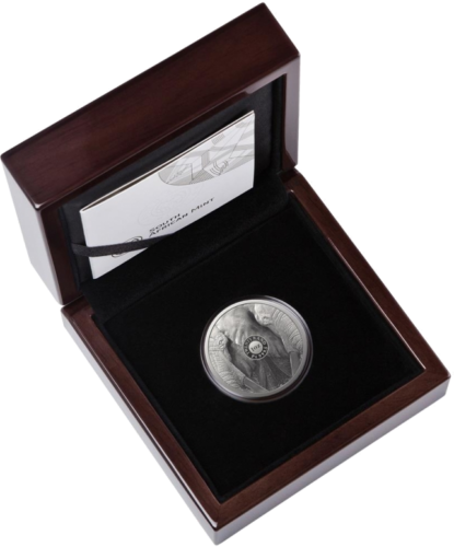 1 oz Zilonis (Lielais pieci II) 2021 Dienvidāfrika Platīna Proof (4)