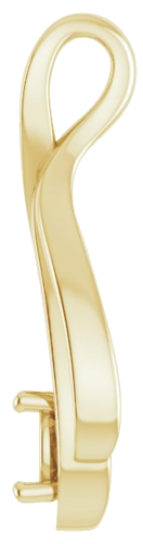 Pakabukas „Solitaire“ 417 Geltonojo Aukso Round 5.2mm (3)