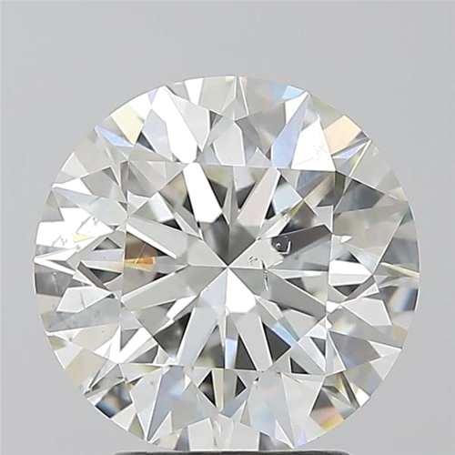 2.71 carat I-SI1 Excellent cut Natūralus Round Deimantas (1)