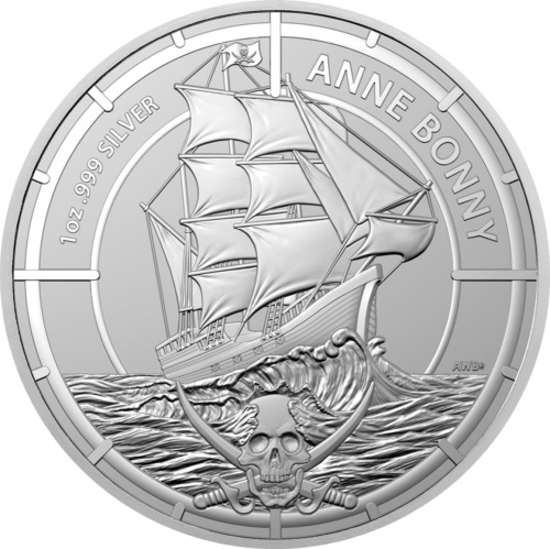 2021 Соломоновы Острова Энн Бонни 1 oz серебряная монета (1)