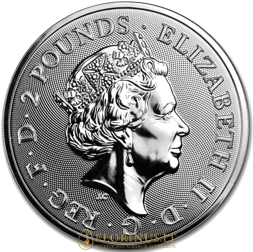2018 Great Britain, Tower Bridge, 1 oz 2 pounds silver coin (2)