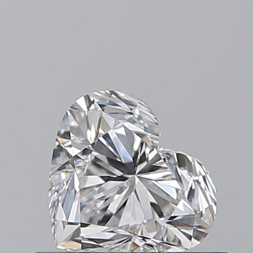 0.5 carat E-VS1 Natūralus Heart Deimantas (1)