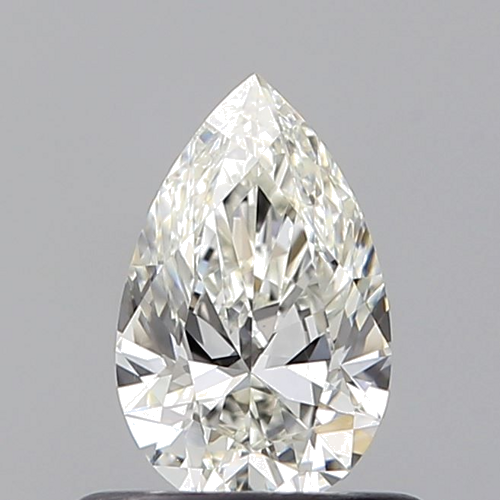 0.5 carat I-SI1 Natūralus Pear Deimantas (1)