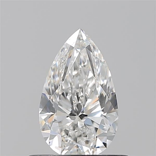 0.6 carat F-VS1 Natūralus Pear Deimantas (1)
