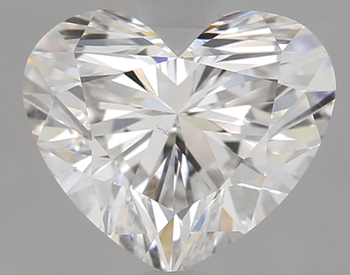 1.8 carat F-SI1 Natūralus Heart Deimantas (1)