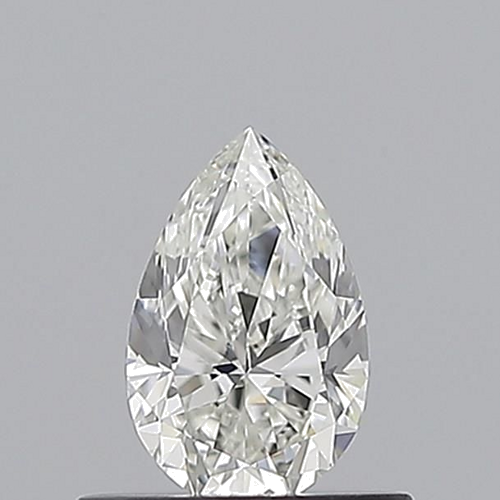 0.5 carat H-VVS1 Natūralus Pear Deimantas (1)