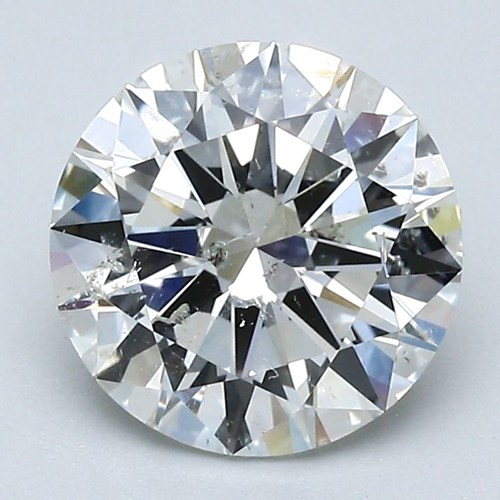 2.0 carat I-SI2 Excellent cut Natūralus Round Deimantas (1)