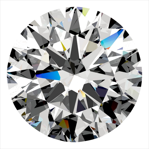 0.3 carat D-VVS2 Excellent cut Natūralus Round Deimantas (1)