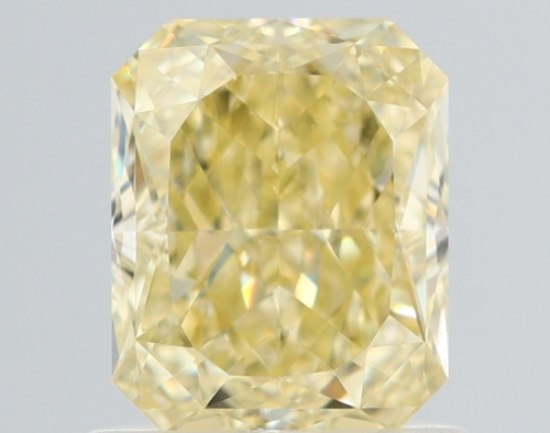 1.13 carat Fancy Light Yellow-VVS1 Natūralus Radiant Deimantas (1)