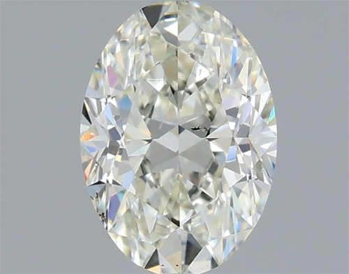 0.6 carat K-SI1 Natūralus Oval Deimantas (1)